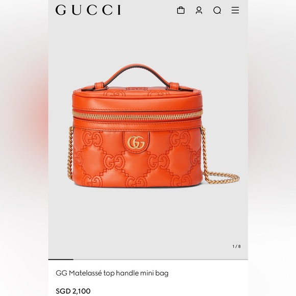 Gucci GG Marmont Mini Vanity Case Crossbody – Leather – Box & Dust Bag - Picture 2 of 10